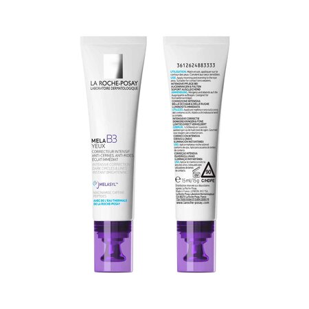 Crema pentru conturul ochilor impotriva cearcanelor si liniilor fine Mela B3, 15 ml, La Roche Posay 805240