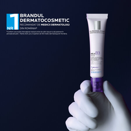 Crema pentru conturul ochilor impotriva cearcanelor si liniilor fine Mela B3, 15 ml, La Roche Posay 805237