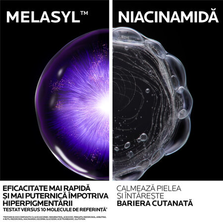 Crema pentru conturul ochilor impotriva cearcanelor si liniilor fine Mela B3, 15 ml, La Roche Posay 805236