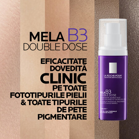 Ser ingrijire intensiva anti-pete si pentru fermitate Mela B3 Double Dose, 40 ml, La Roche Posay 805264