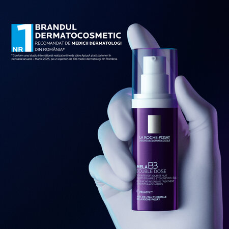 Ser ingrijire intensiva anti-pete si pentru fermitate Mela B3 Double Dose, 40 ml, La Roche Posay 805259