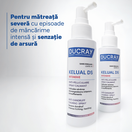 Spray antimatreata calmant Kelual DS Intensive, 100 ml, Ducray 805290