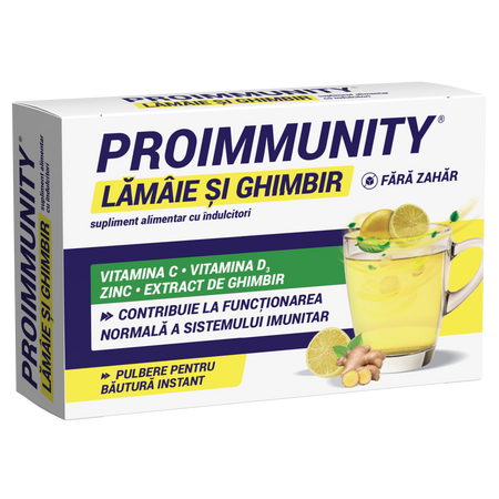 Proimmunity, Lamaie si ghimbir, 8 plicuri, Fiterman Pharma