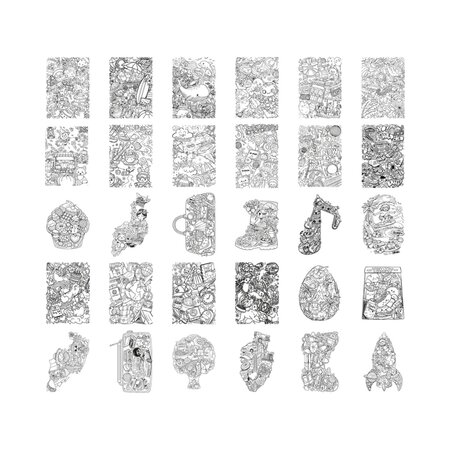 Tableta iluminata de desenat cu modele Kidydraw Pad, Meli Melo, 10 ani+, 30 ilustratii, Kidywolf 805515
