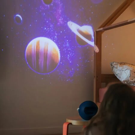 Proiector educativ cu 6 discuri KidyStar, Galaxies, 3 ani+, Kidywolf 805573