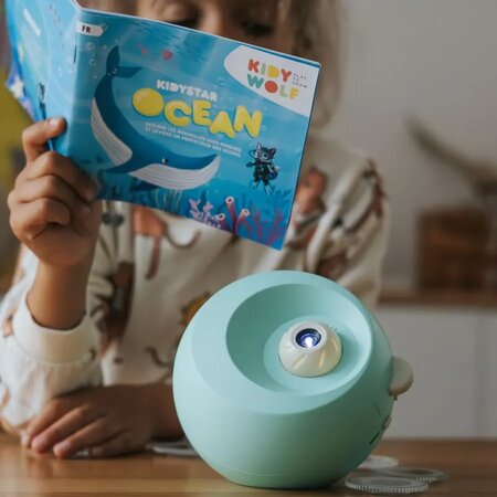 Proiector educativ cu 6 discuri KidyStar, Ocean and Seas,, 3 ani+, Kidywolf 805580