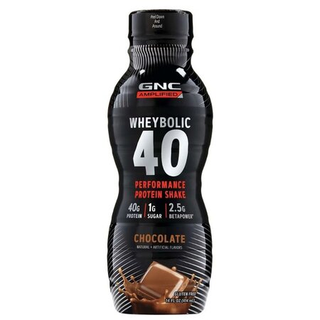 Shake proteic Wheybolic, Ciocolata, 414 ml, GNC