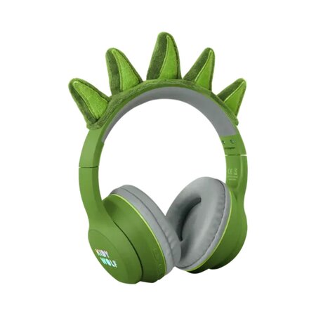 Casti audio cu urechi magnetice KidYeats, Dino, 4 ani+, Kidywolf