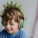 Casti audio cu urechi magnetice KidYears, Dino, 4 ani+, Kidywolf 805629