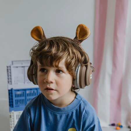 Casti audio cu urechi magnetice KidYears, Bear, 4 ani+, Kidywolf 805642