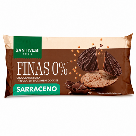 Biscuiti fini din Hrisca fara zahar, 90 g, Santiveri