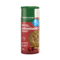 Biscuiti integrali cu Merisoare, 190 g, Santiveri