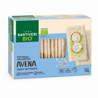 Paine crocanta Bio din Ovaz, 100 g, Santiveri