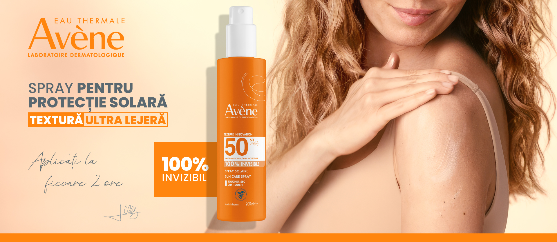Avene Spray SPF50+ pentru adulti