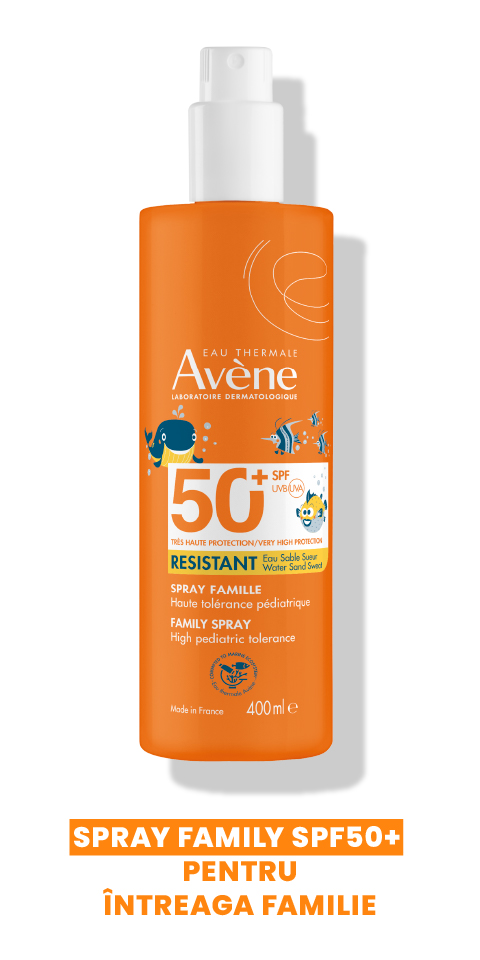 Avene Spray Family SPF50+ pentru intreaga familie