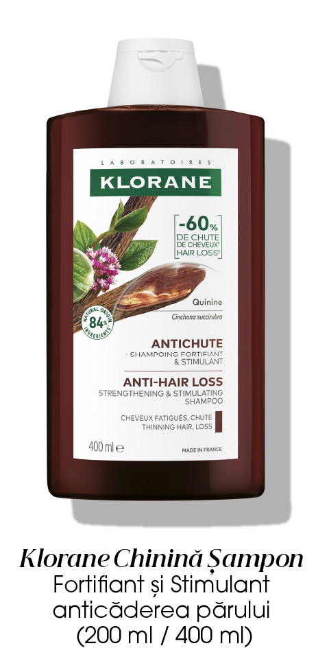 Klorane Chinina Sampon fortifiant si stimulant anticaderea parului