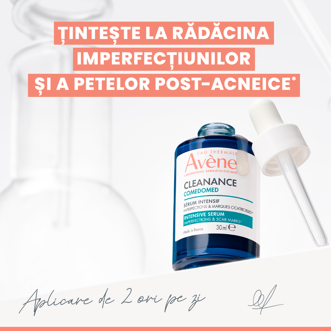 Avene Cleanance Comedomed Ser aplicare de doua ori pe zi