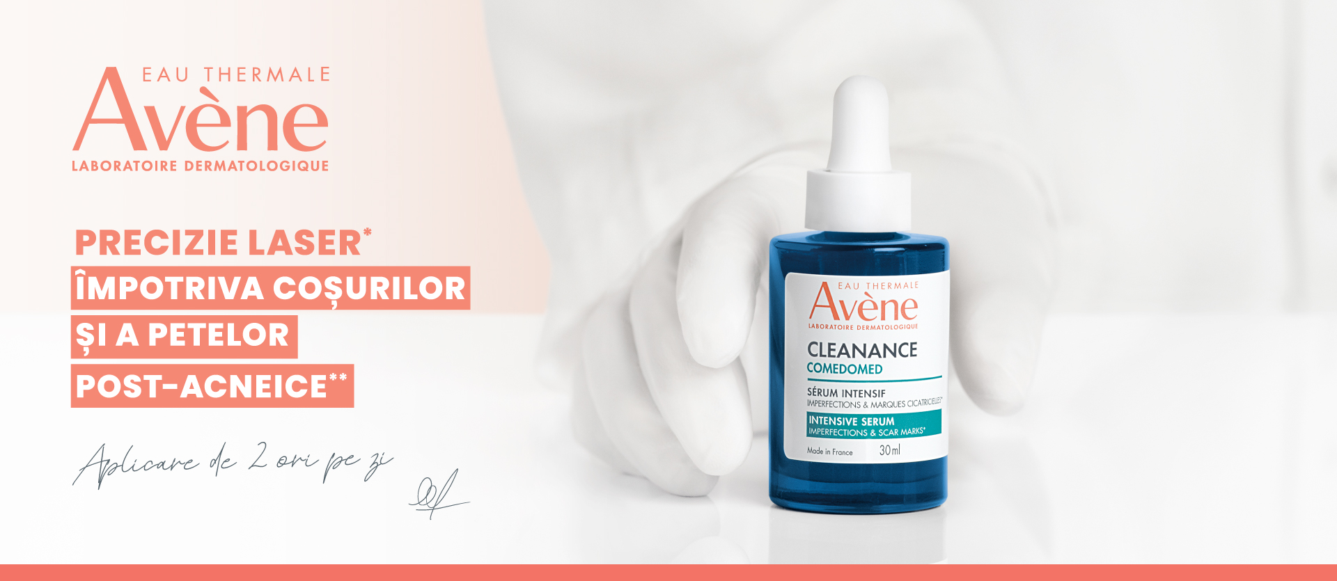 Avene Cleanance Comedomed Ser Intensiv impotriva cosurilor si petelor post-acneice