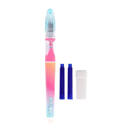 Stilou cu cerneala cu stergere, Gradient, 2 rezerve si dispozitiv de curatare, Strigo 806730