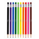 Set 10 creioane colorate mecanice cu mina din grafit, 2.6 mm, Strigo 806747