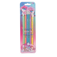 Set 6 creioane grafit HB, Unicorni, Strigo