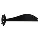 Rigla din plastic, 15 cm, Negru, Pisica, Strigo 806762