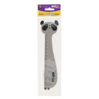 Rigla din plastic, 15 cm, Panda, Strigo