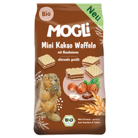 Napolitanele mini cu cacao bio, Mogli, 75 g