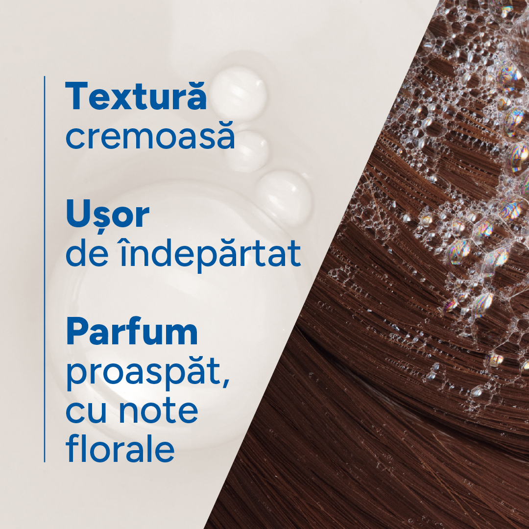 Ducray Anaphase textura cremoasa usor de indepartat si parfum floral