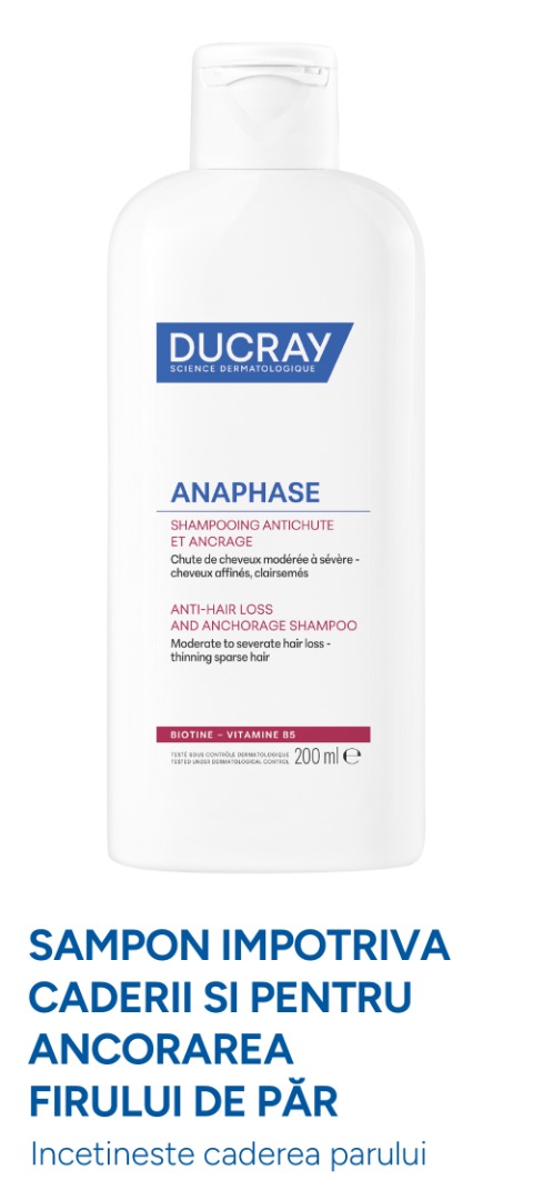 Ducray Anaphase sampon impotriva caderii si pentru ancorarea firului de par