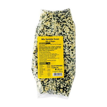 Mix seminte susan alb si negru, 150 g, Solaris 807223