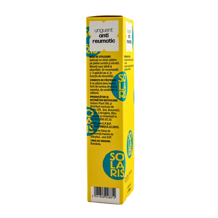 Unguent antireumatic, 40 ml, Solaris Wellness 807228