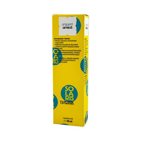 Unguent Arnica, 40 ml, Solaris Wellness 807245