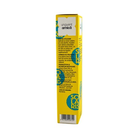 Unguent Arnica, 40 ml, Solaris Wellness 807246