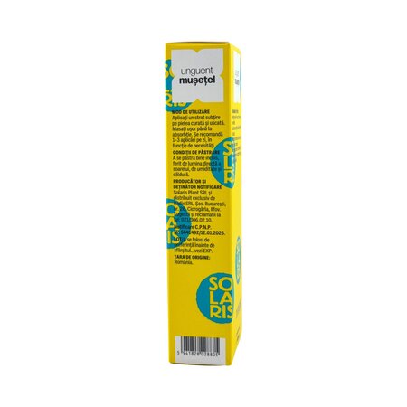 Unguent cu Musetel, 40 ml, Solaris Wellness 807254
