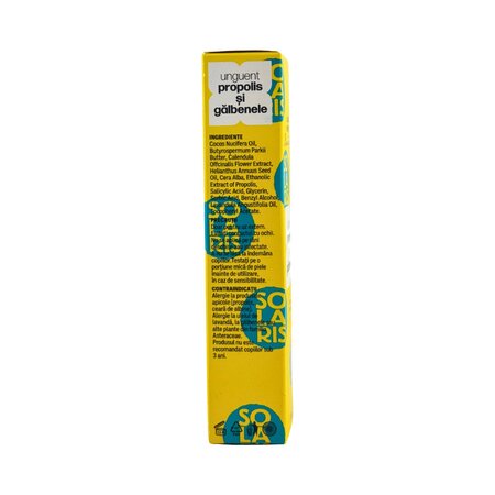 Unguent cu propolis si galbenele, 40 ml, Solaris Wellness 807258