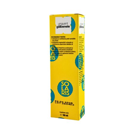 Unguent cu galbenele, 40 ml, Solaris Wellness 807262