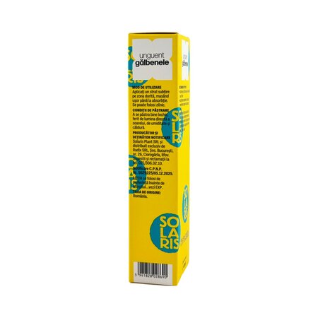 Unguent cu galbenele, 40 ml, Solaris Wellness 807263