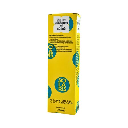Unguent cu galbenele si catina, 40 ml, Solaris Wellness 807272