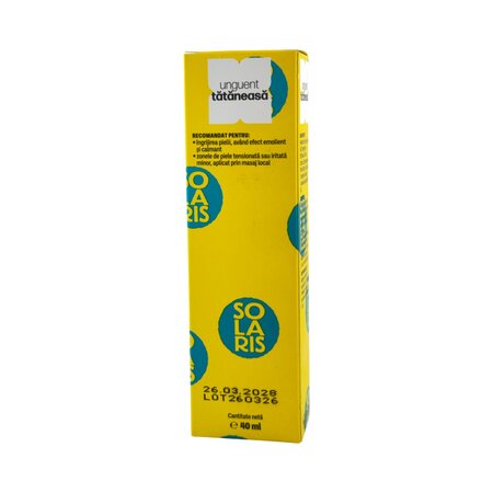 Unguent cu tataneasa, 40 ml, Solaris Wellness 807279