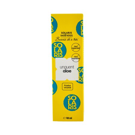 Unguent cu Aloe Vera, 40 ml, Solaris Wellness 807285
