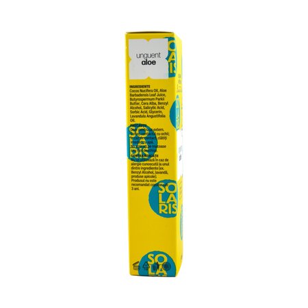 Unguent cu Aloe Vera, 40 ml, Solaris Wellness 807286