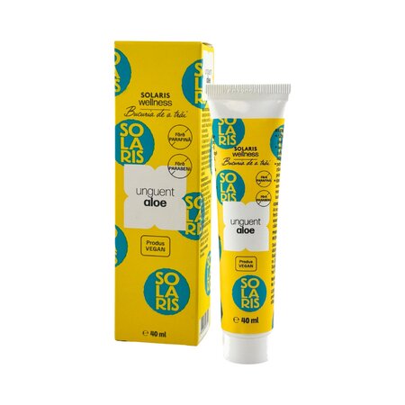 Unguent cu Aloe Vera, 40 ml, Solaris Wellness