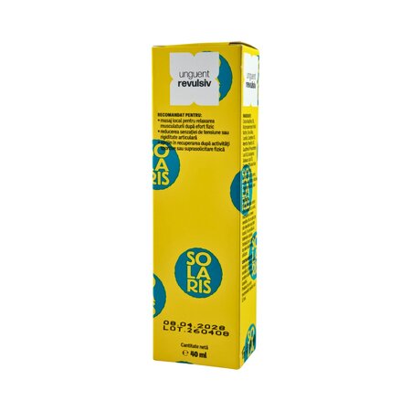Unguent revulsiv pentru masaj, 40 ml, Solaris Wellness 807302