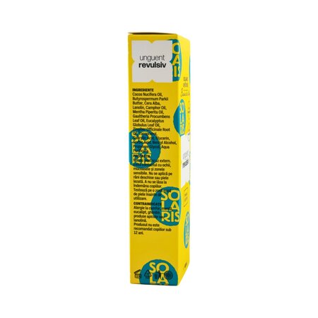 Unguent revulsiv pentru masaj, 40 ml, Solaris Wellness 807301