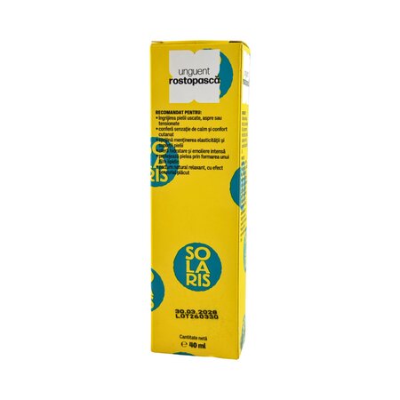 Unguent cu rostopasca, 40 ml, Solaris Wellness 807309