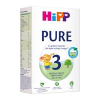 Lapte praf Formula de crestere Bio Pure 3, 12 luni+, 500 g, Hipp