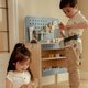 Banc de lucru din lemn FSC, Albastru, +3 ani, Little Dutch 807386