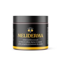 Crema multifunctionala cu venin de albine si produse apicole Meliderma, 50 g, Nutrific