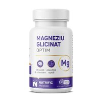 Magneziu Glicinat Optim, 30 capsule vegetale, Nutrific
